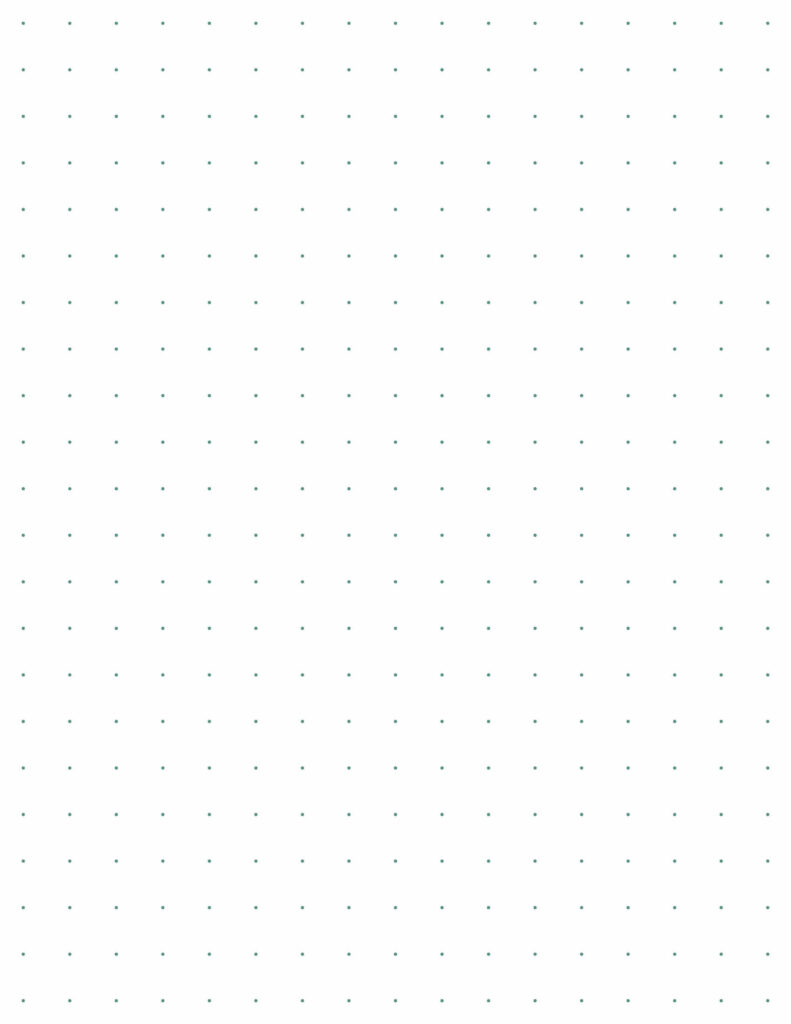 Printable Dot Paper Two Dots Per Inch