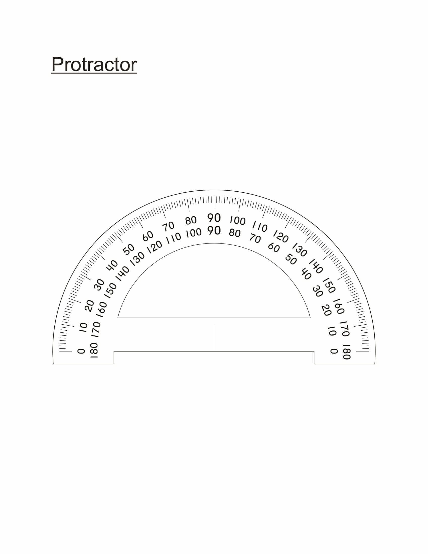 printable protractor template pdf