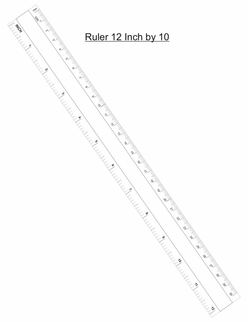 Ruler 12 Inch By 10