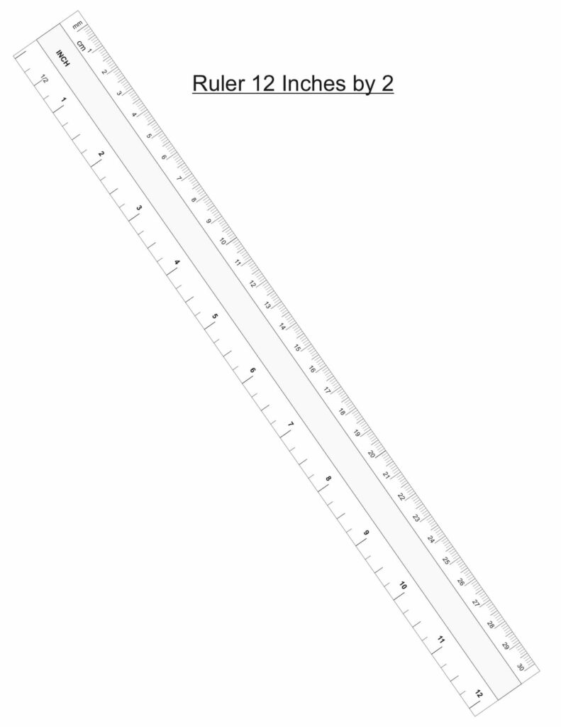 Ruler 12 Inch By 2
