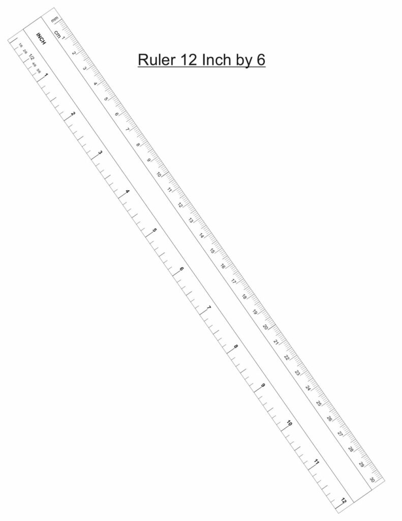 Ruler 12 Inch By 6