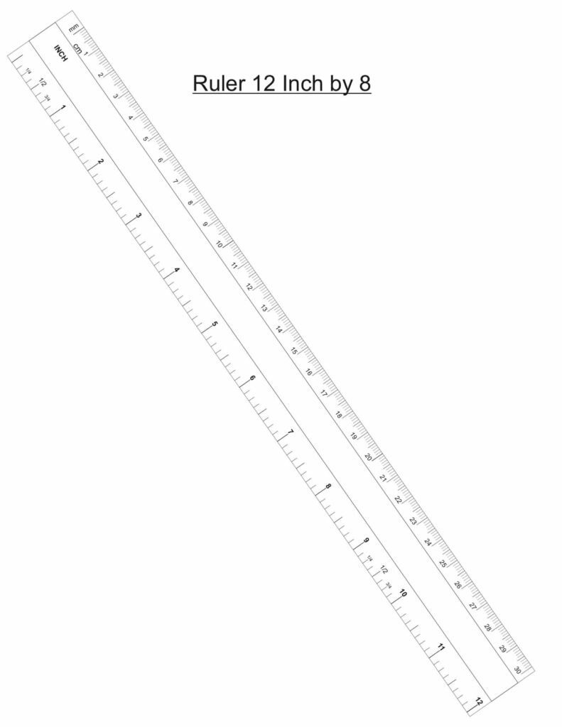 Ruler 12 Inch By 8