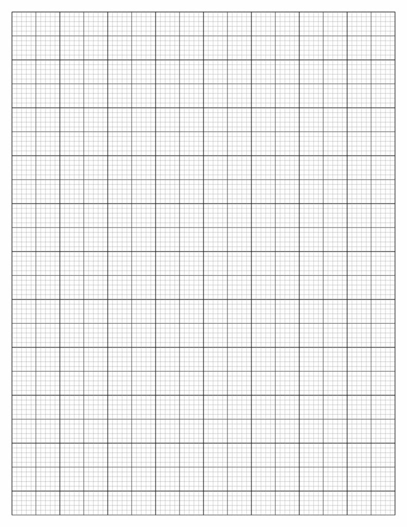 ½ Inch Graph Paper